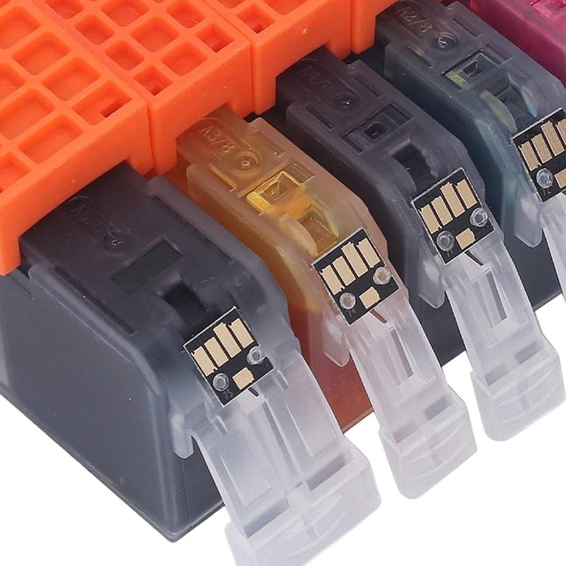 Compatible Ink Cartridges BK BK C M Y 5 Colors for IP4870 IP4970 IX6560 Printers High Capacity Fade Resistant - Image 2